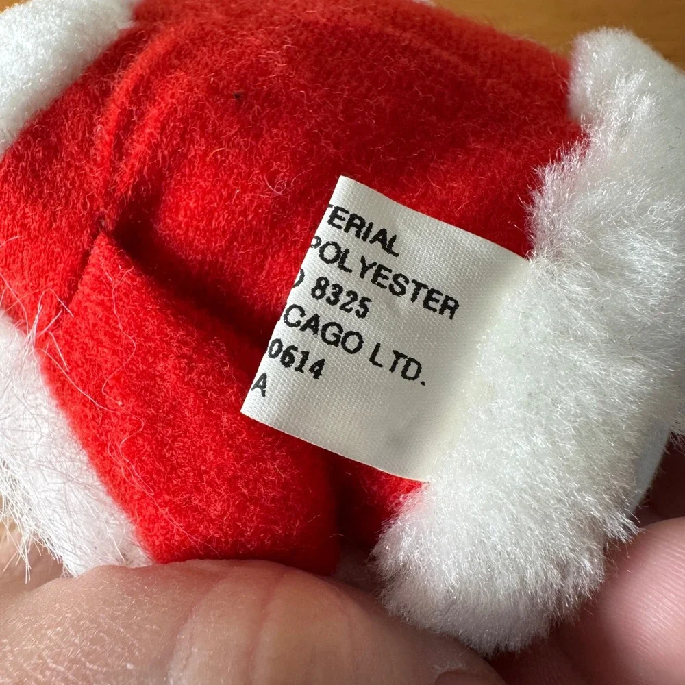 Set of 4 Plush Ornaments‎ Huggers Santa Mouse Reindeer Candy Cane Holiday